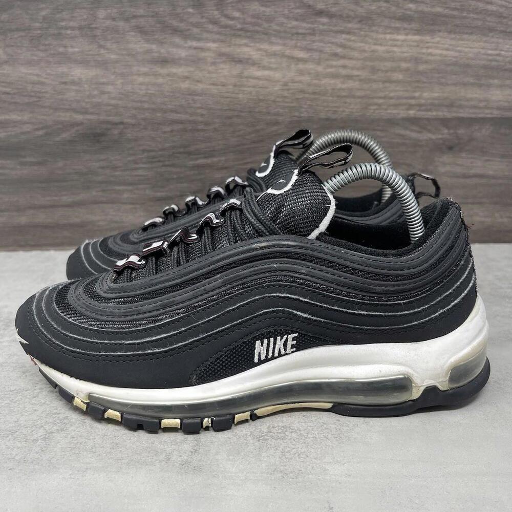 Nike Air Max 97 GS Shoes Kids Size 5 Black Sneakers AV3180-001